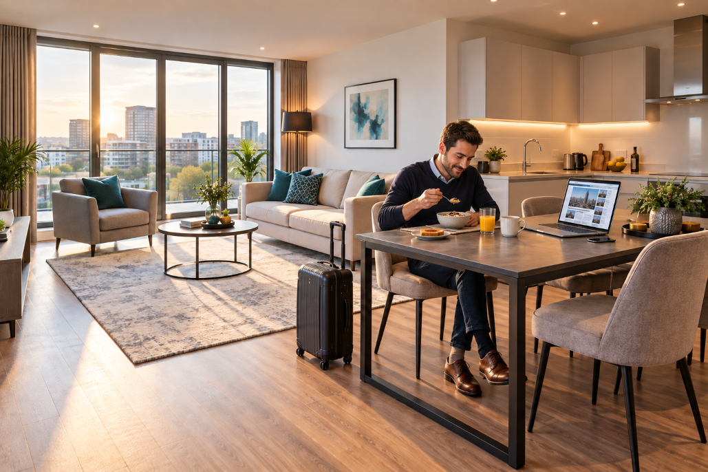 Our serviced accommodation is ideal for professionals seeking comfort, convenience and easy access to Milton Keynes